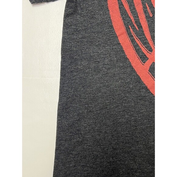 Nash Villain T-Shirt Heather Gray Short Sleeve Logo Stretch Crew Tee XS Rare - Picture 4 of 4